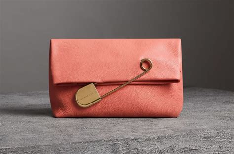 burberry safety pin|Love It Or Hate It: Burberry’s Safety Pin Clutch.